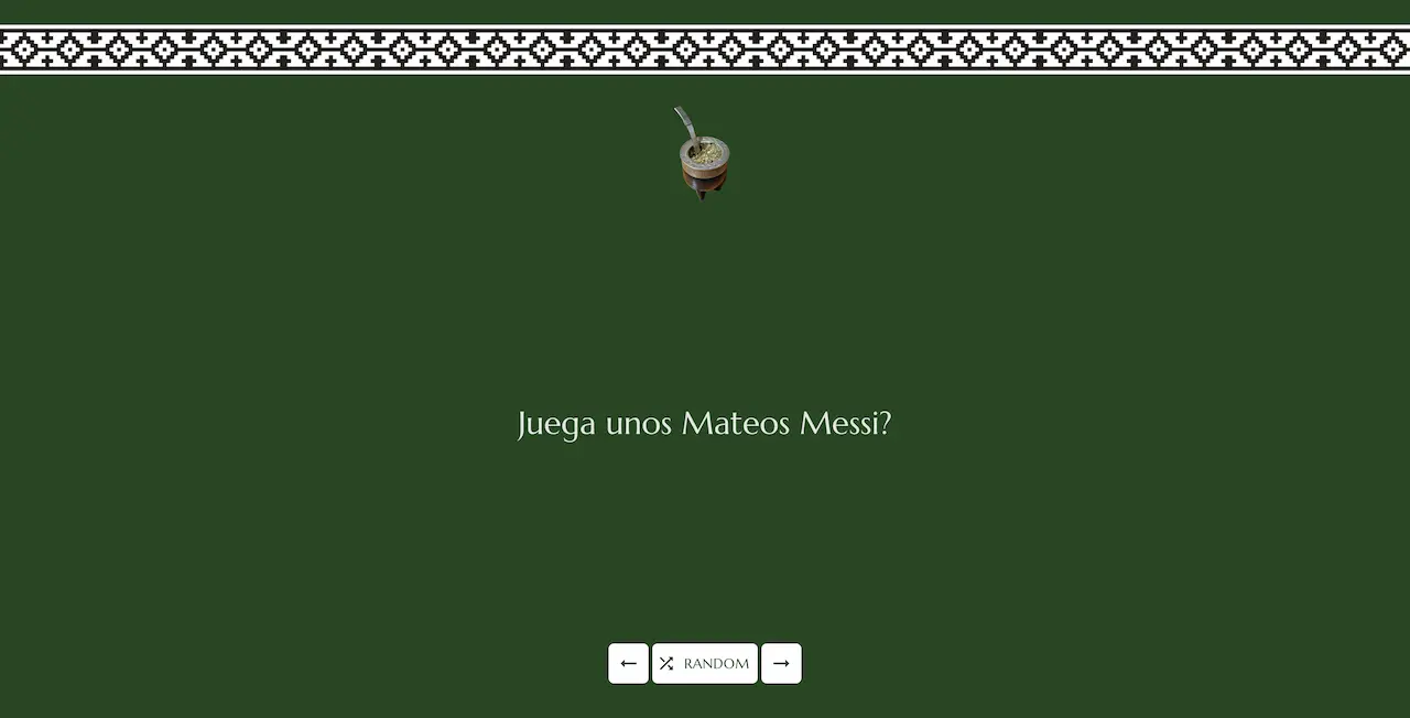 Sale un Mate 🧉